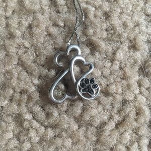 Heart Paw necklace